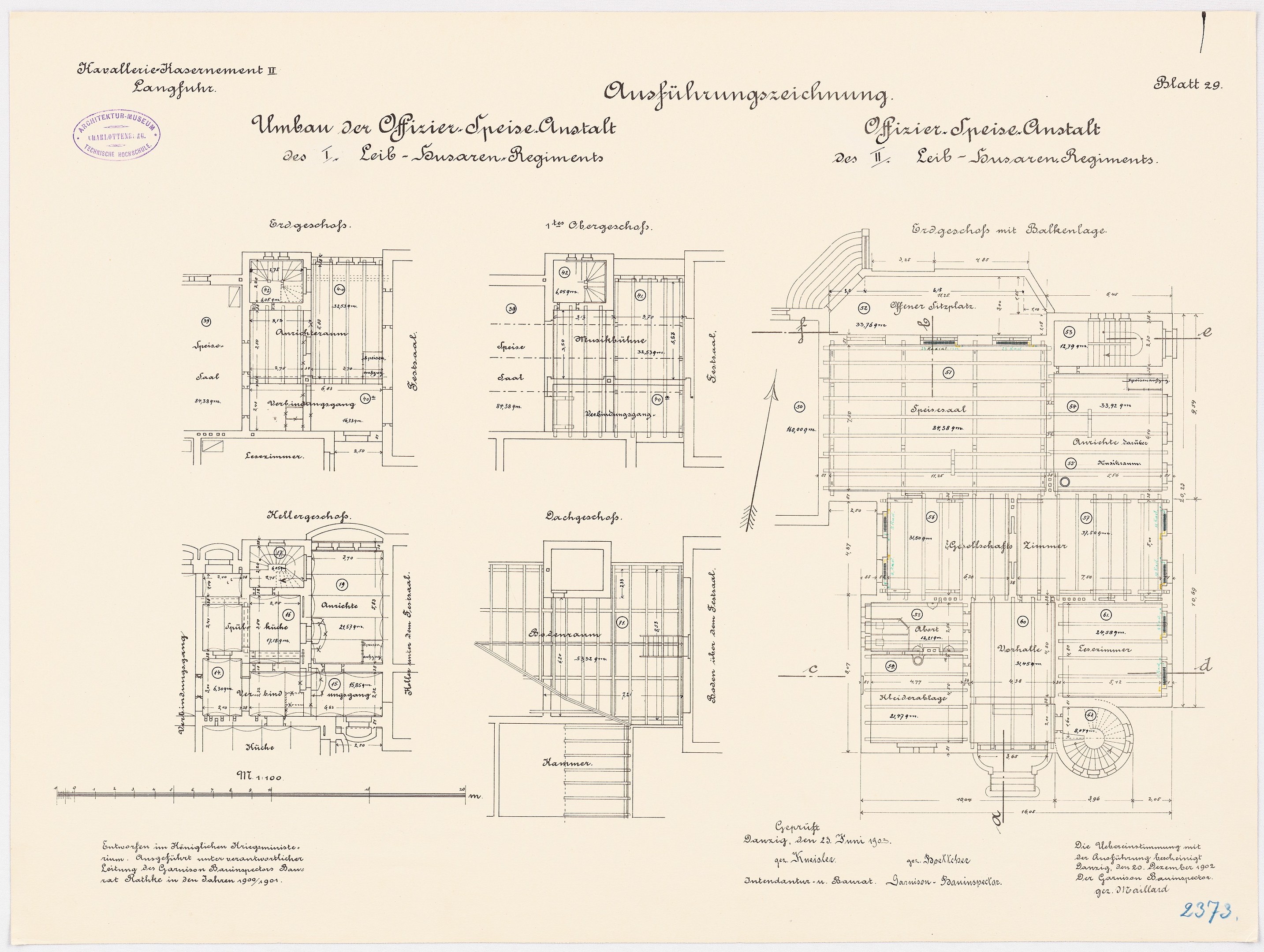 Schwarz-weißer architectural floor plan of the former German Chancellor's office in the Federal Republic of Germany, showing detailed layout and text annotations.